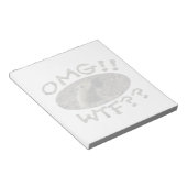 OMG WTF Gopher Notizblock (angewinkelt)