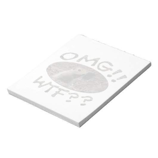 OMG WTF Gopher Notizblock (Rotiert)