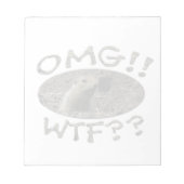 OMG WTF Gopher Notizblock (Vorderseite)
