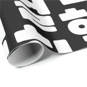 OMG/WTF Heft 헐 Text Slang Hangul Sprache Geschenkpapier (Rolleneckpunkt)