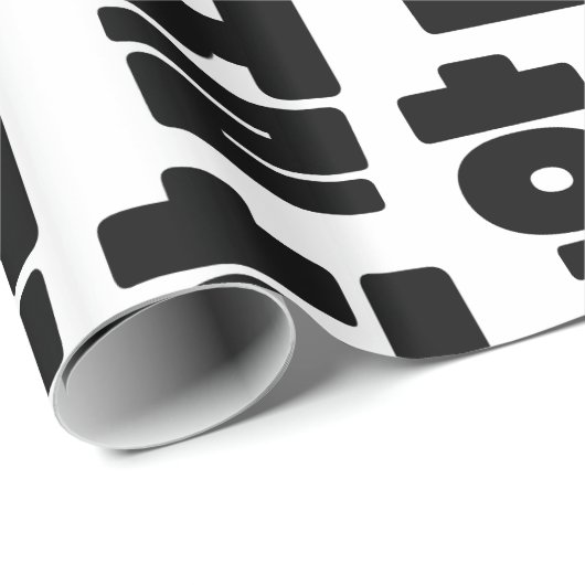 OMG/WTF Heft 헐 Text Slang Hangul Sprache Geschenkpapier (Rolleneckpunkt)