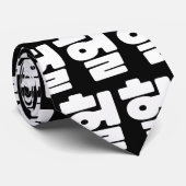 OMG/WTF Heft 헐 Text Slang Hangul Sprache Krawatte (Gerollt)