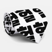 OMG/WTF Heft 헐 Text Slang Hangul Sprache Krawatte (Gerollt)