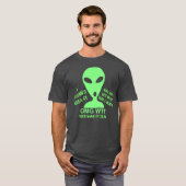 OMG WTF LGM aliengeek-lustiger Sturm-Bereich 51 T-Shirt (Vorne ganz)