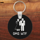 Omg Wtf Schlüsselanhänger (Vorderseite)