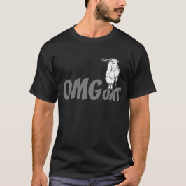 OMGoat Angora Goat Goat Lovers OMG Gray T-Shirt