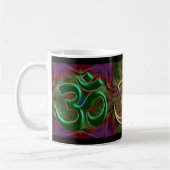 OMgrün und -gold Kaffeetasse (Links)