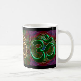 OMgrün und -gold Kaffeetasse