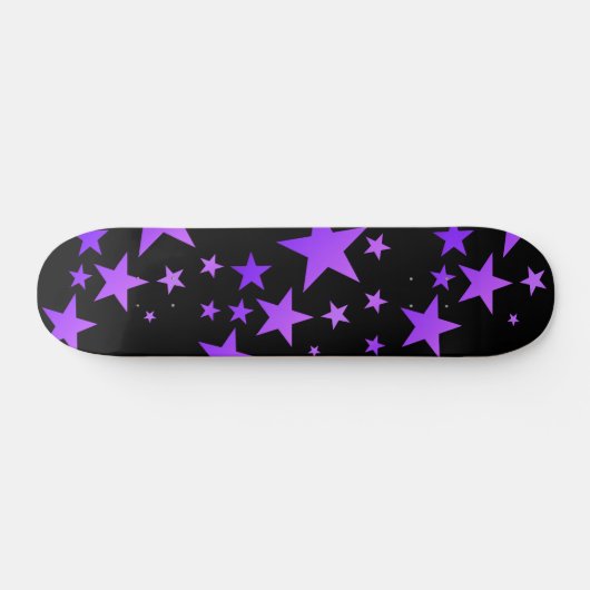 OMGSTARS! IRIDESCENT LILA SKATEBOARD (Horizontal)