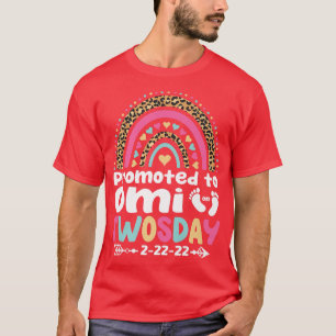 Omi Grandma New Baby Shower Ankündigung 2 Tage lan T-Shirt