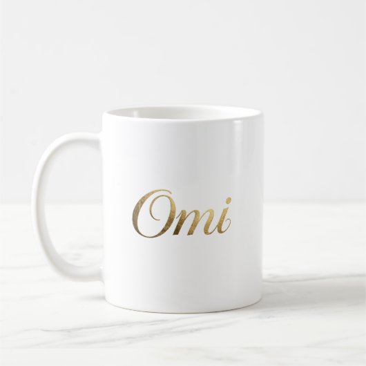 Omi Mug – Oma Geschenk, Süße Omi Kaffeetasse (Links)