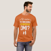 Omi Oma Phantastisch Großmutter Mütter Tagesdesign T-Shirt (Vorne ganz)