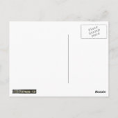 Ominous Blue Pentagramm Postkarte (Rückseite)