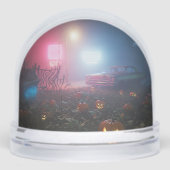 Ominous Halloween Night Schneekugeln (Vorderseite)