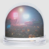 Ominous Halloween Night Schneekugeln (Rückseite)