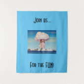 Ominous Nuke Tapestry Wandteppich (Vorderseite)