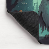 Ominous Owl on Halloween Night Graphic Halloween Mousepad (Ecke)