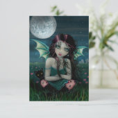 Ominous Sweet Halloween Postkarte (Stehend Vorderseite)