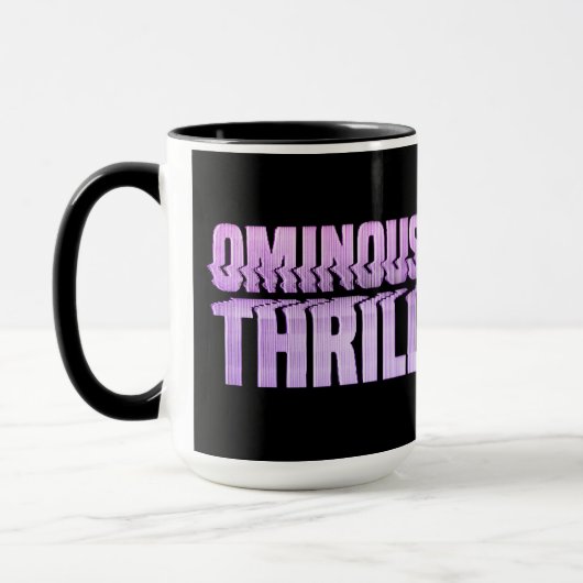 Ominous Thrill LILA LOGO Tasse (Links)