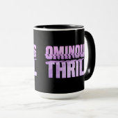 Ominous Thrill LILA LOGO Tasse (VorderseiteRechts)