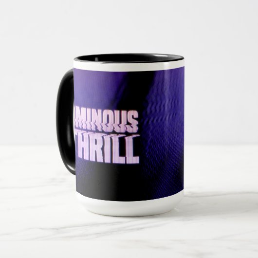 Ominous Thrill LILA SCREAM Tasse (Vorderseite Links)