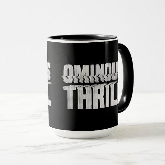 Ominous Thrill LOGO Tasse (VorderseiteRechts)