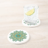 OMmandala-Untersetzer Sandstein Untersetzer (Seite)