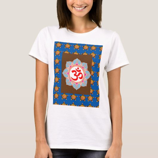 OmMANTRA Mantra Art Temple Hinduismus Buddhismus B T-Shirt (Vorderseite)