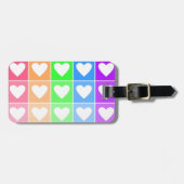 Ommbre Hearts Gepäckanhänger (Vorderseite horizontal)