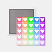Ommbre Hearts Magnet (Vorderseite/Rückseite)