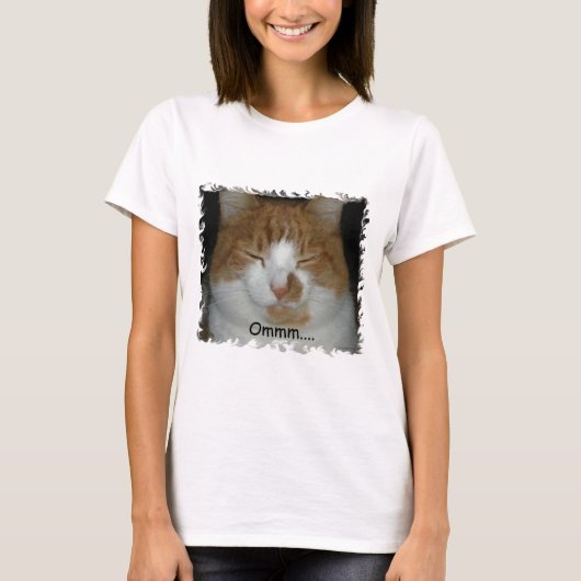 Ommm.. Kitty T-Shirt (Vorderseite)