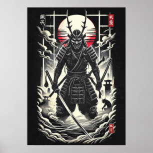 Omni Dämonenjäger Krieger - Japanisches Anime-Tatt Poster