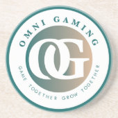 Omni Gaming Sandstone Untersetzer (rund) (Vorne)