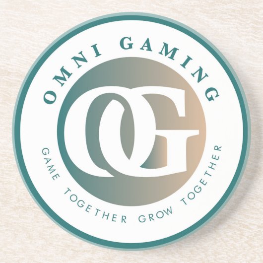 Omni Gaming Sandstone Untersetzer (rund) (Vorne)