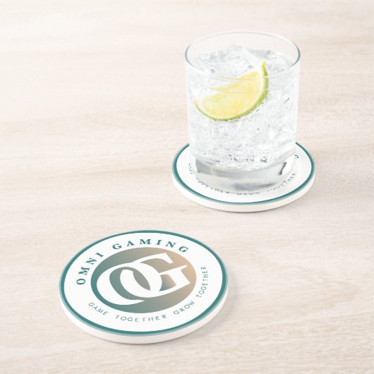 Omni Gaming Sandstone Untersetzer (rund) (Seite)