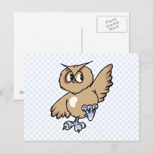Omni Owl Postkarte (Vorne/Hinten)