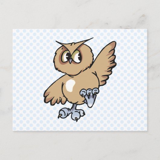 Omni Owl Postkarte (Vorderseite)