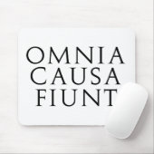 Omnia Causa Fiunt Mousepad (Mit Mouse)