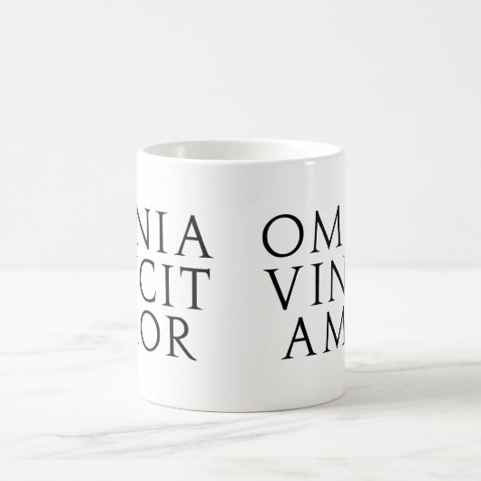 Omnia Vincit Amor Kaffeetasse (Mittel)