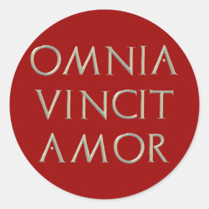 Omnia Vincit Amor Stickers