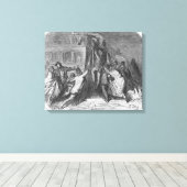 Omnibus Bastille Leinwanddruck (Insitu (Holzboden))