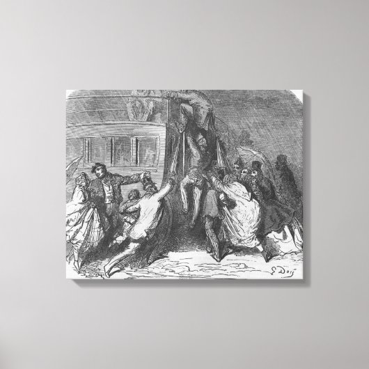 Omnibus Bastille Leinwanddruck (Vorderseite)