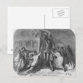 Omnibus Bastille Postkarte (Vorne/Hinten)