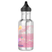 "Omnipadmeaum" Wasserflasche, Stahl, 530 ml Edelstahlflasche (Rechts)