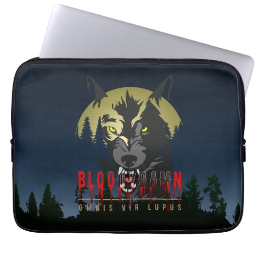 Omnis Vir Lupus | 13" Laptopschutzhülle (Vorderseite)