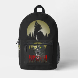 Omnis Vir Lupus | Bedruckter Rucksack