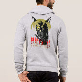 Omnis vir Lupus | Herren Voll-Zip Hoodie (Rückseite)