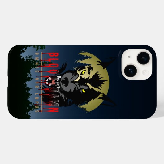 Omnis vir Lupus ( Jeder ist Wolf ) | Case-Mate iPhone Hülle (Rückseite (Horizontal))