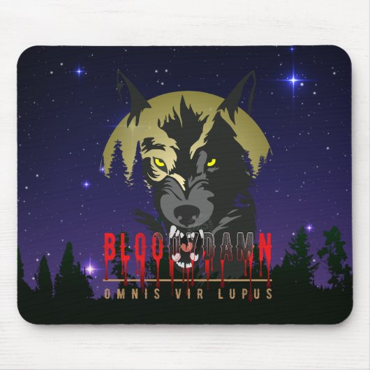 Omnis Vir Lupus | Mousepad (Vorne)