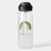 Omnis vir Lupus | Trinkflasche (Rückseite)